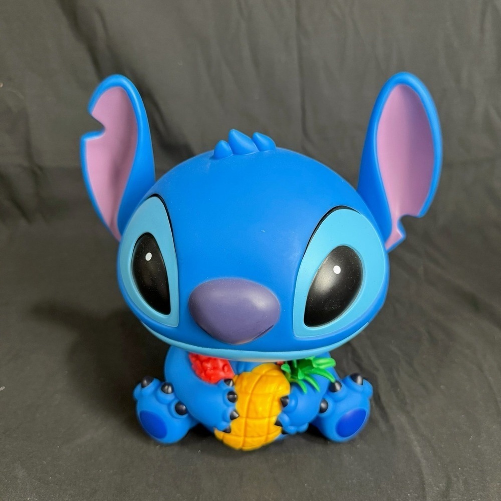 Disney Lilo & Stitch Pineapple Figural Bank Coin Bank - Picture 3 of 6